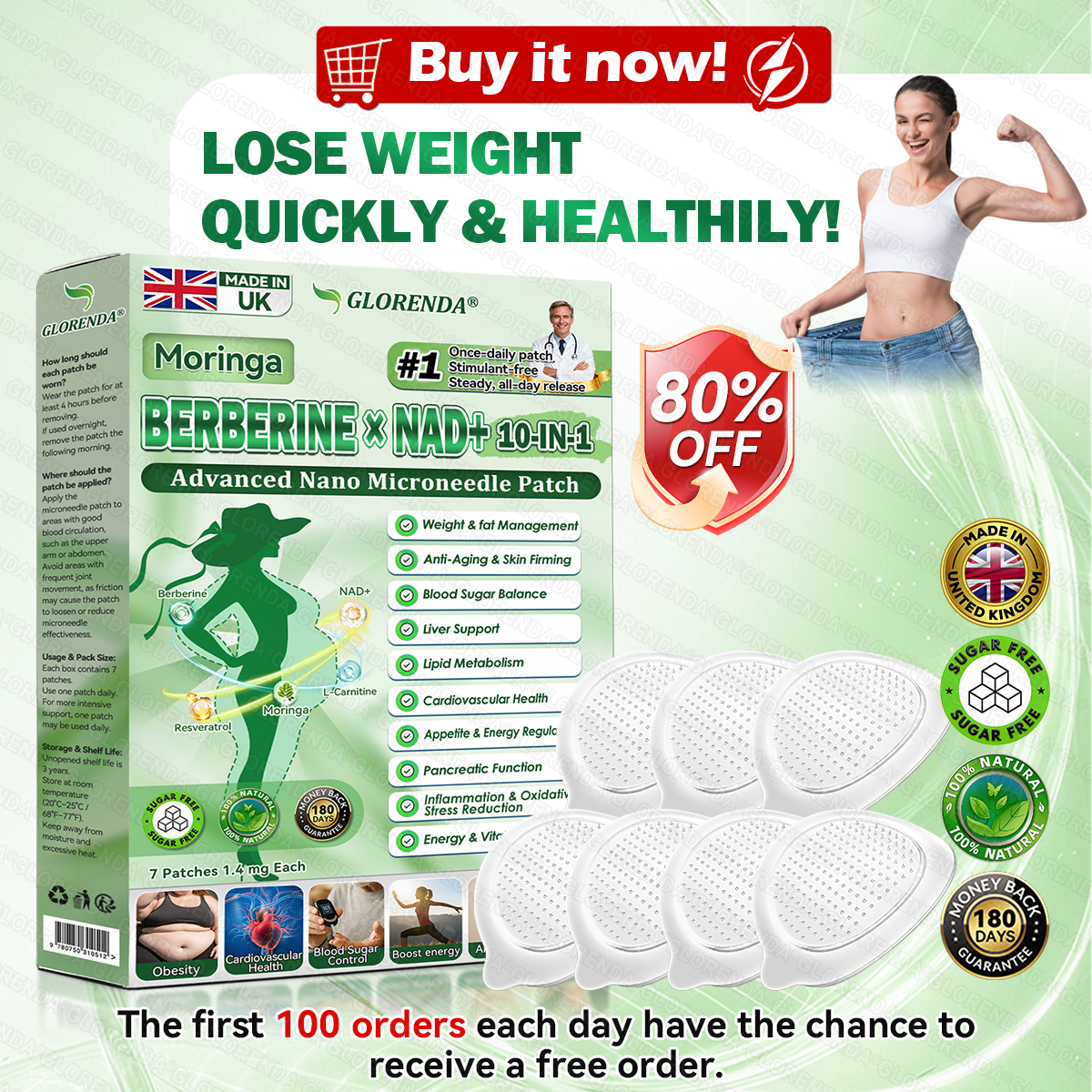 𝑶𝒇𝒇𝒊𝒄𝒊𝒂𝒍 𝑺𝒕𝒐𝒓𝒆  | 🌻🌻𝐆𝑳𝑶𝗥𝗘𝗡𝘿𝘼® 𝙈𝒐𝒓𝒊𝒏𝒈𝗮 · 𝗕𝗲𝗿𝗯𝐞𝐫𝐢𝐧𝙚 × 𝙉𝑨𝑫+ 𝟏𝟎-𝙞𝙣-1 𝘼𝒅𝒗𝒂𝒏𝒄𝒆𝐝 𝐍𝐚𝐧𝙤 𝙈𝙞𝙘𝙧𝙤𝙣𝒆𝒆𝒅𝒍𝐞 𝐏𝐚𝐭𝙘𝙝(𝐉𝐮𝐬𝐭 𝐨𝐧𝐜𝐞 𝐚 𝐝𝐚𝐲, 𝐯𝐢𝐬𝐢𝐛𝐥𝐞 𝐜𝐡𝐚𝐧𝐠𝐞𝐬 𝐢𝐧 𝟕 𝐝𝐚𝐲𝐬） ✅ 𝐅𝐨𝐫 𝐨𝐛𝐞𝐬𝐢𝐭𝐲, 🅛🅞🅞🅢🅔 🅢🅚🅘🅝,𝐝𝐢𝐚𝐛𝐞𝐭𝐞𝐬, 𝐬𝐥𝐞𝐞𝐩 𝐚𝐩𝐧𝐞𝐚, 𝐣𝐨𝐢𝐧𝐭 𝐢𝐬𝐬𝐮𝐞𝐬, 𝐚𝐧𝐝 𝐦𝐨𝐫𝐞